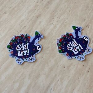 Dutch Bros Coffee Stay Lit  Collectible Stickers New Release Set of 2